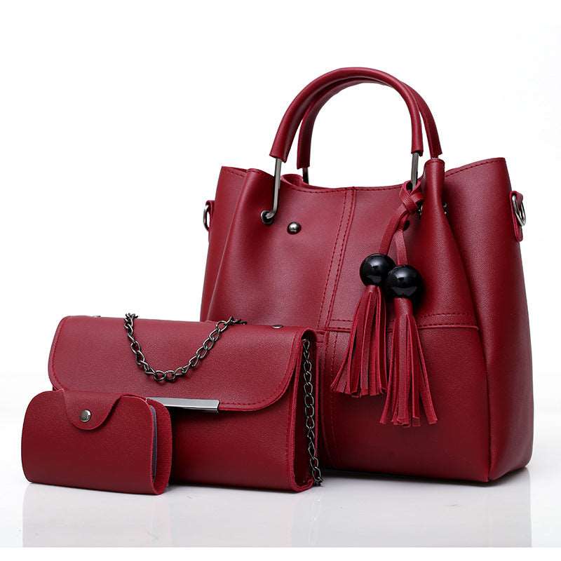 Women's Three Piece Bucket Tote Set